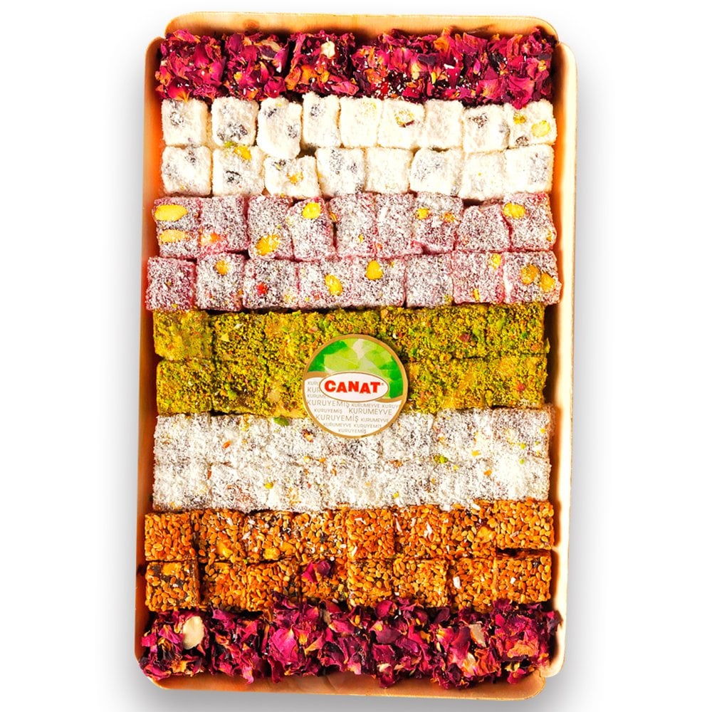 Hediyelik Duble Lokum Tahta 700gr