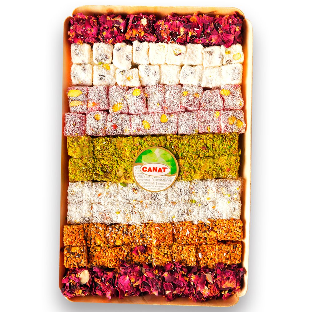 Hediyelik Duble Lokum Tahta 700gr