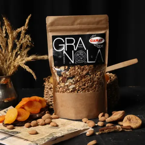 Kuruyemişli ve Kurumeyveli Granola 360gr