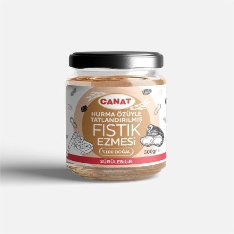Hurma Özlü Fıstık Ezmesi 300 Gr